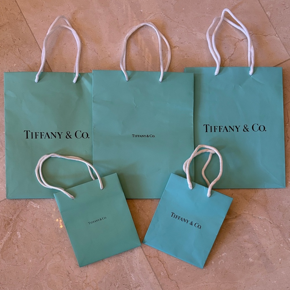 Tiffany & Co. Iconic Blue Shopping Bags